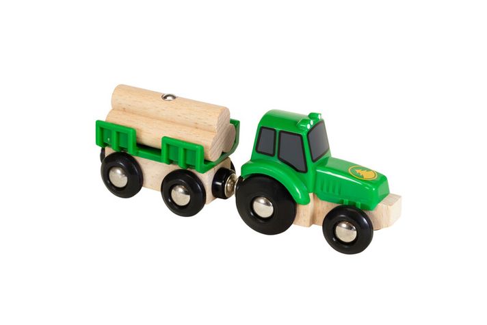 BRIO - Traktor s přívěsem a nákladem