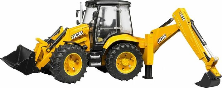 BRUDER - 02454 Traktor JCB 5CX s bagrem a nakladačem