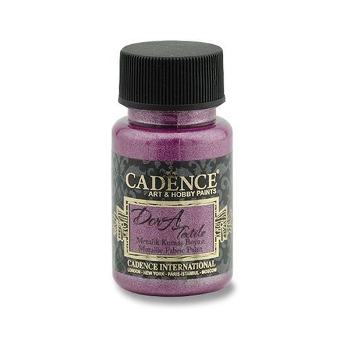 CADENCE - Textilná farba, metal. cyklámenová, 50 ml