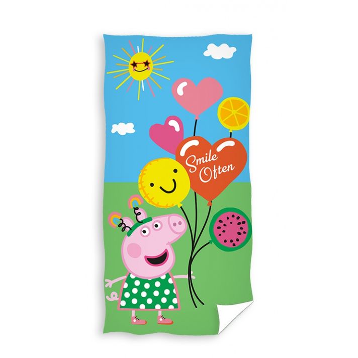 CARBOTEX - Bavlněná osuška 70/140cm PEPPA PIG, PP213016