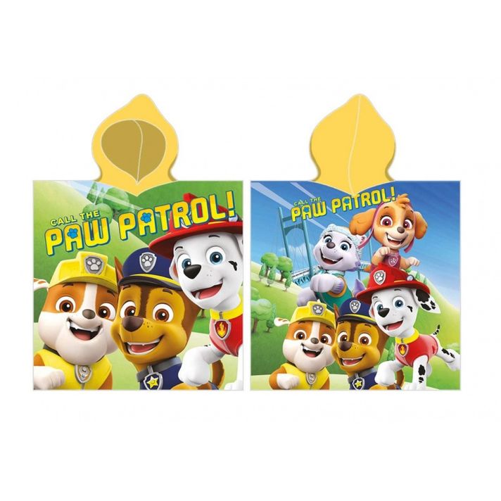 CARBOTEX - Bavlněné pončo 55/110cm Paw Patrol, PAW235001