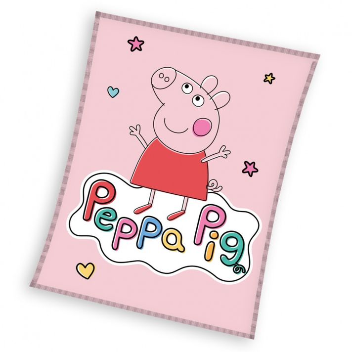 CARBOTEX - Luxusní deka 150/200cm Peppa Pig, PP212119