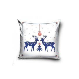 CARBOTEX - Vánoční povlečení na polštářek Blue Deer, 40/40cm, PNL231232