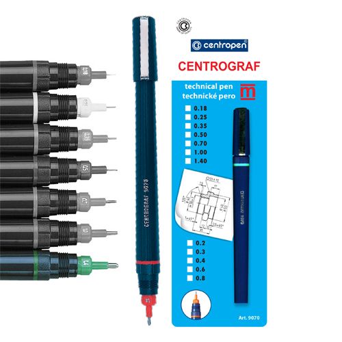 CENTROPEN - Pero technické Centrograf 9070/1 bl/ 1,40