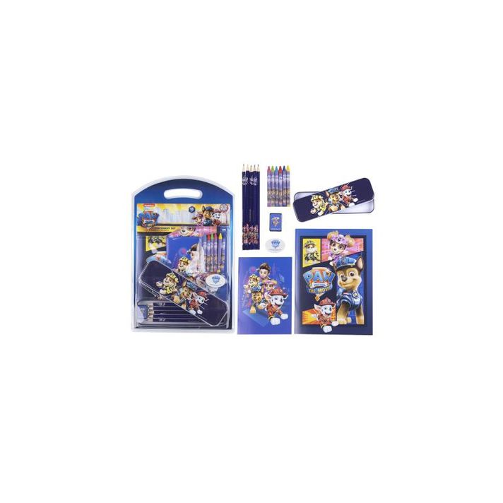 CERDÁ - Stationery set PAW PATROL (notes, pouzdro, pastelky, voskovky), 2100003598