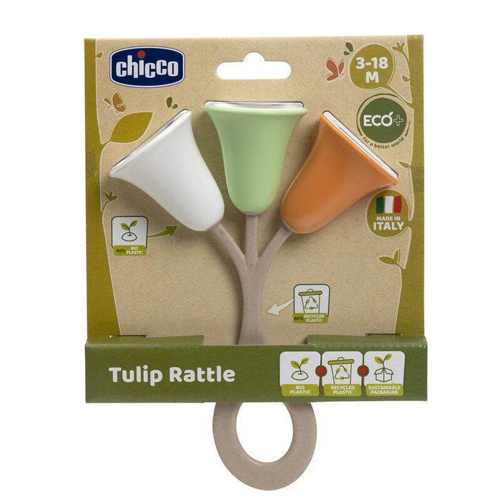 CHICCO - Chrastítko Tulipán Eco+ 3m+