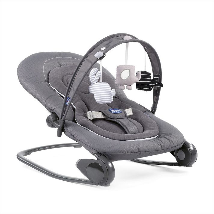 CHICCO - Houpátko Hoopla - Moon Grey 0m+, do 18 kg