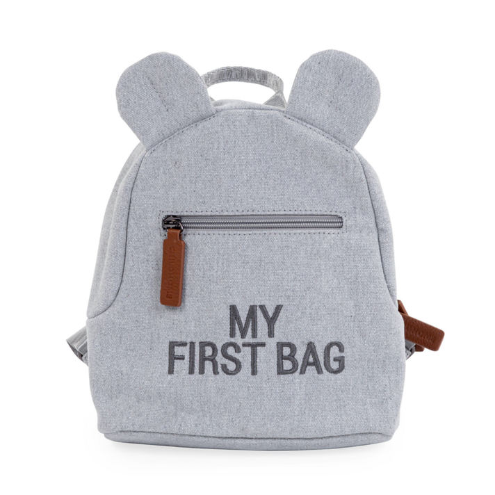 CHILDHOME - Dětský batoh My First Bag Canvas Grey