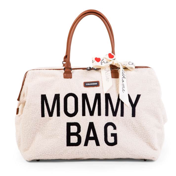 CHILDHOME - Přebalovací taška Mommy Bag Teddy Off White