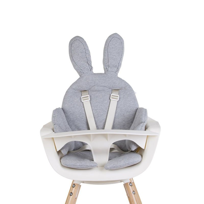 CHILDHOME - Sedací podložka do dětské židličky Rabbit Jersey Grey