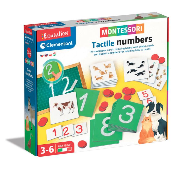 CLEMENTONI - Montessori - nauč se číslice