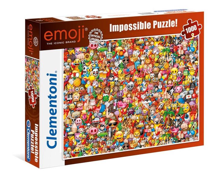 CLEMENTONI - Puzzle 1000 dílků Impossible - Emoji