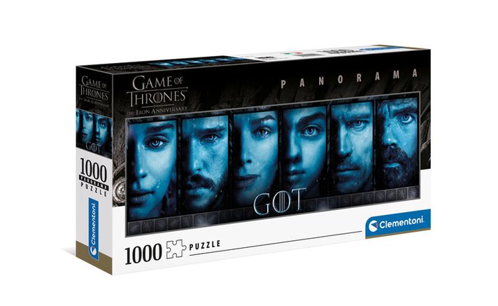 CLEMENTONI - Puzzle 1000 dílků Panorama - Game of Thrones