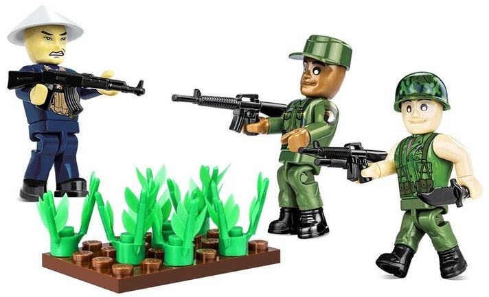 COBI - 3 figurky s doplňky Vietnamská válka, 30 k