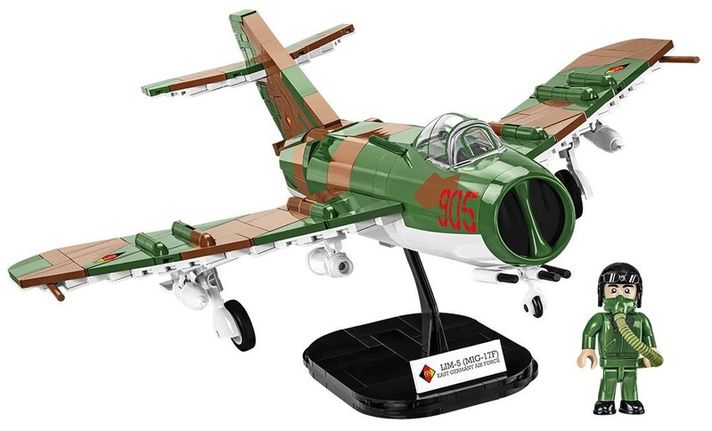 COBI - Cold War MIG-17F (LIM-5) Jižní Německo Air Force, 1:32, 588 k, 1 f