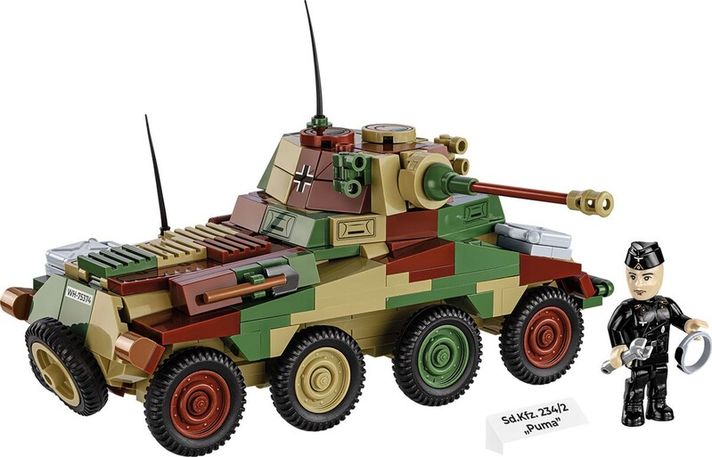 COBI - II WW Sd. Kfz 234/2 Puma, 1:35, 470k, 1f