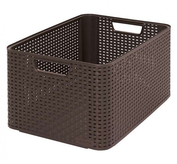 CURVER - Úložný box RATTAN Style2 - L - hnědá