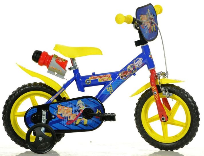 DINO BIKES - Dětské kolo 12" 123GL-SIP Požárník Sam