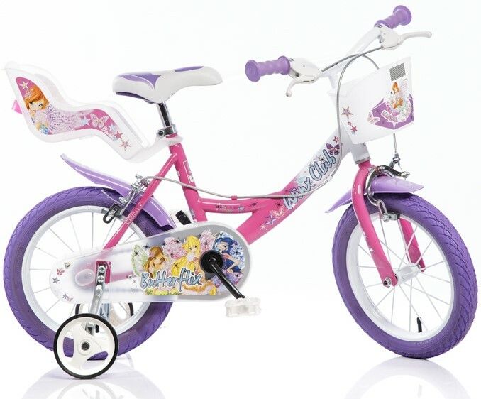 DINO BIKES - Dětské kolo 14" 144RL-WX7 - WINX