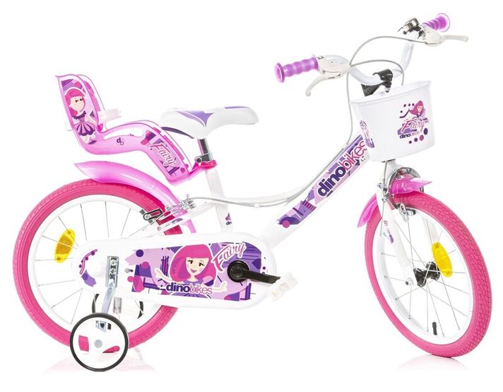 DINO BIKES - Dětské kolo 16" 164RSN-05FY - Víla bílá