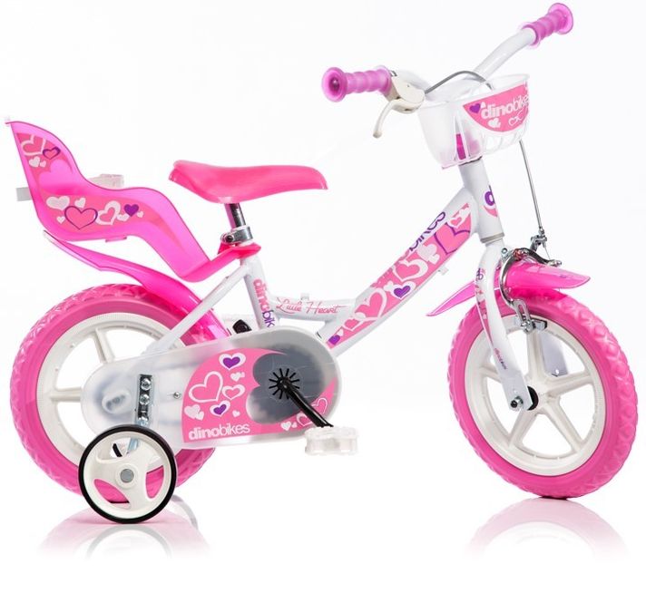 DINO BIKES - Dětské kolo Dino 12 se sedačkou na panenku