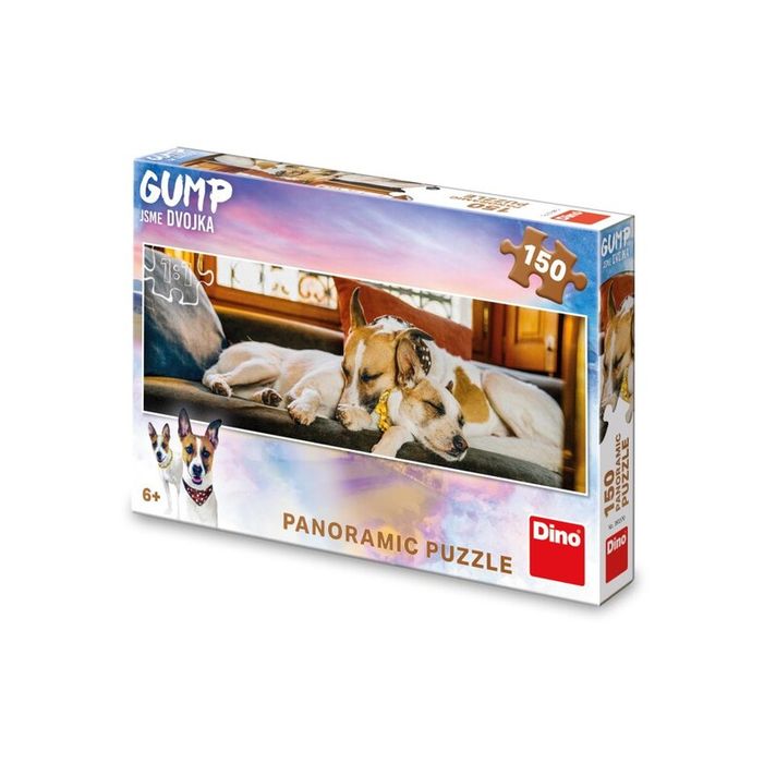 DINO - Gump Jsme Dvojka Na Gauči 150 Panoramic Puzzle