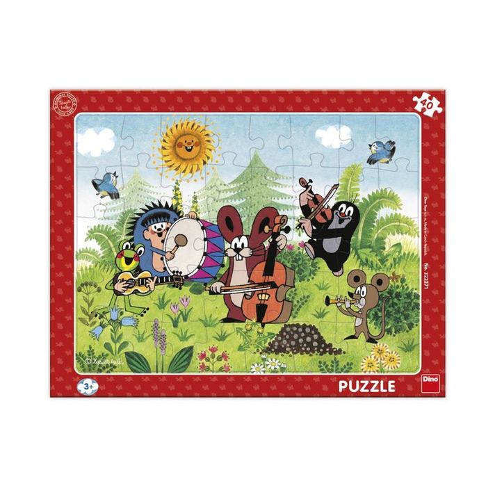 DINO - Krtek A Kapela  40 Deskové Puzzle