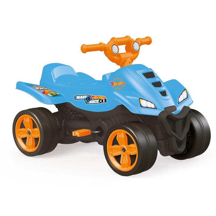 DOLU - Dětská šlapací čtyřkolka modrá Hot Wheels