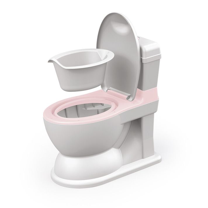 DOLU - Dětská toaleta XL 2v1, růžová