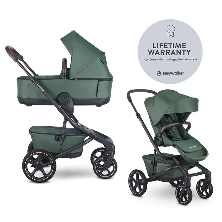 EASYWALKER - Kočárek kombinovaný Jimmey 2v1 Pine Green LITE RWS