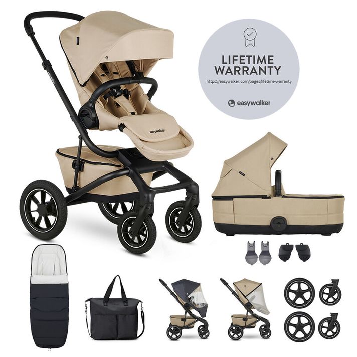 EASYWALKER - Kočárek kombinovaný Jimmey Sand Taupe XXL AIR + RWS