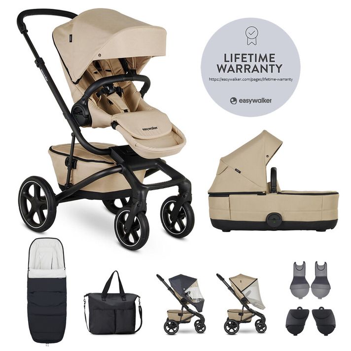 EASYWALKER - Kočárek kombinovaný Jimmey Sand Taupe XXL RWS