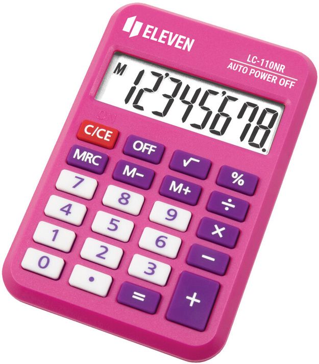 ELEVEN  - LC 110NR-pink kalkulátor