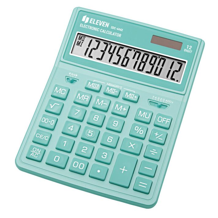 ELEVEN  - SDC 444XRGNE green kalkulátor