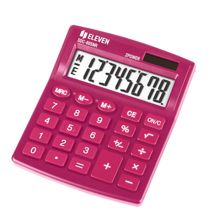 ELEVEN  - SDC 805NRPKE pink kalkulátor