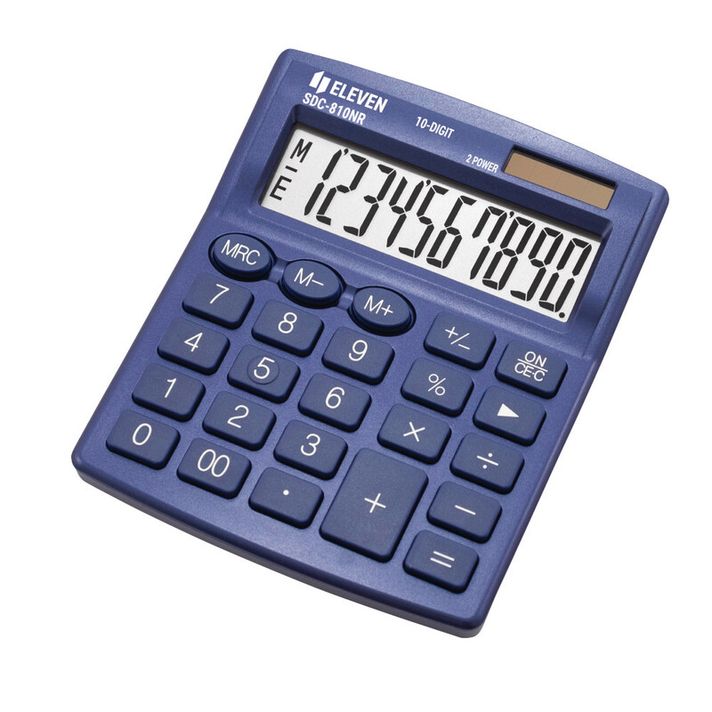 ELEVEN  - SDC 810NRNVEE blue kalkulátor