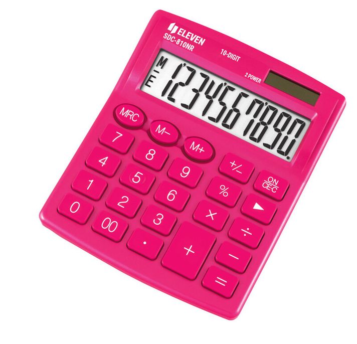 ELEVEN  - SDC 810NRPKE pink kalkulátor