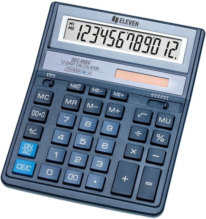 ELEVEN  - SDC 888XBL blue kalkulátor