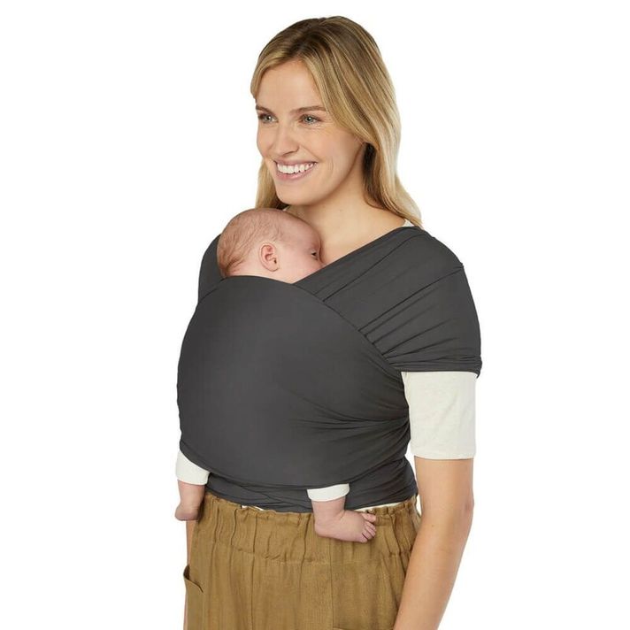 ERGOBABY -  ŠÁTEK Knit Baby Wrap - Soft Black