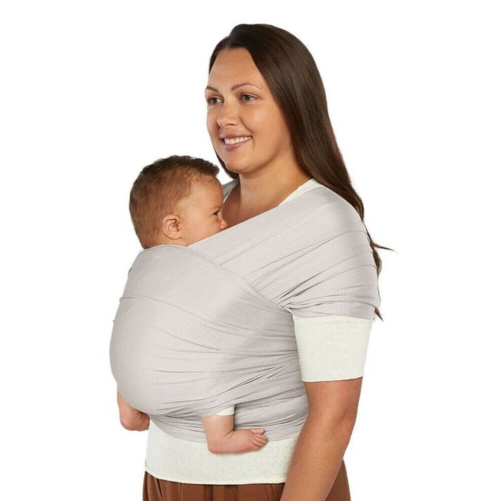 ERGOBABY - Šátek Mesh Baby Wrap - Soft Grey