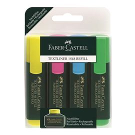 FABER CASTELL - Zvýrazňovač Textliner 1548/4 set