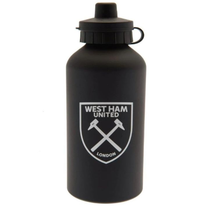 FOREVER COLLECTIBLES - Láhev na pití WEST HAM UNITED Aluminium Drinks Bottle Black, 500ml