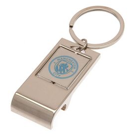 FOREVER COLLECTIBLES - Přívěsek na klíče + otvírák MANCHESTER CITY Bottle Opener Keyring