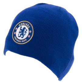 FOREVER COLLECTIBLES - Stylová zimní úpletová čepice FC CHELSEA Royal