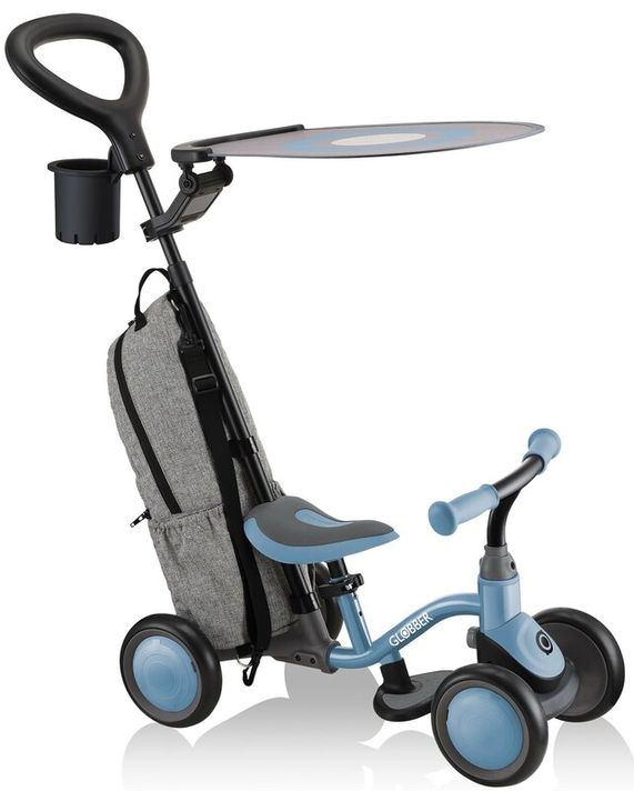 GLOBBER - odrážedlo 3v1 Deluxe - Learning Bike 3in1 Deluxe - Ash Blue