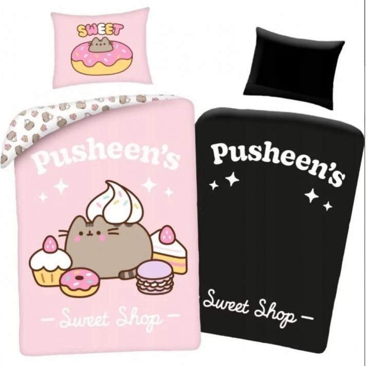 HALANTEX - Svítící bavlněné povlečení PUSHEEN, 140/200+70/90, PUS2763GL