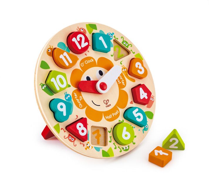 HAPE - Dětské puzzle hodiny