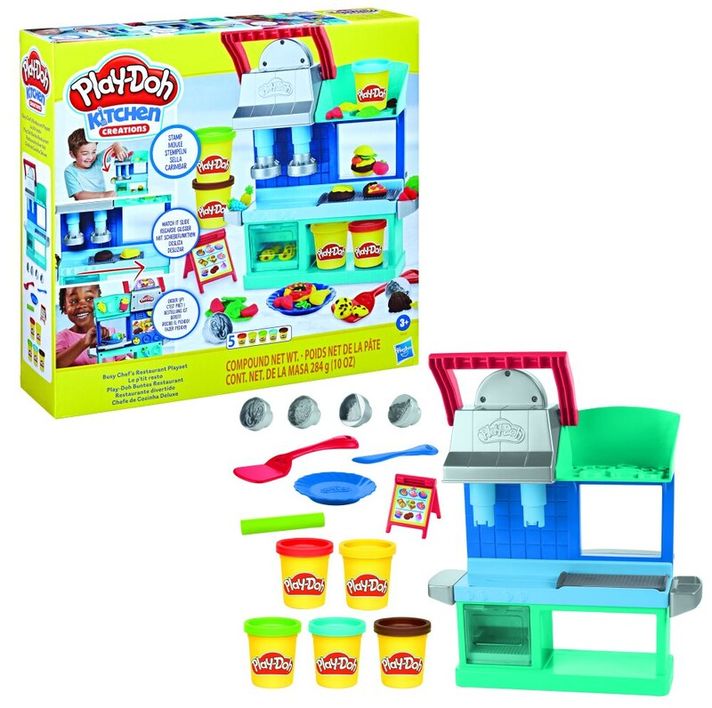 HASBRO - Play doh busy chefs restaurant playset