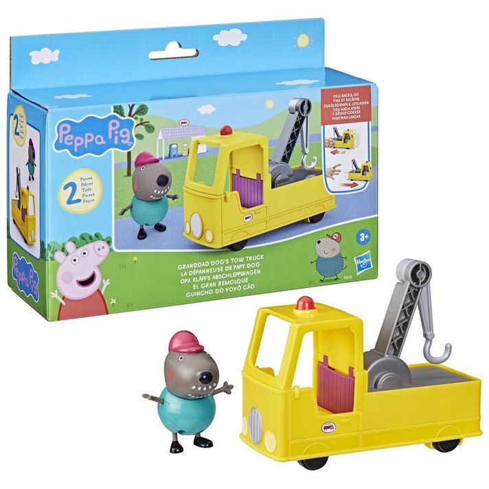 HASBRO - Prasátko Peppa Tažný Vůz Dědy Psa