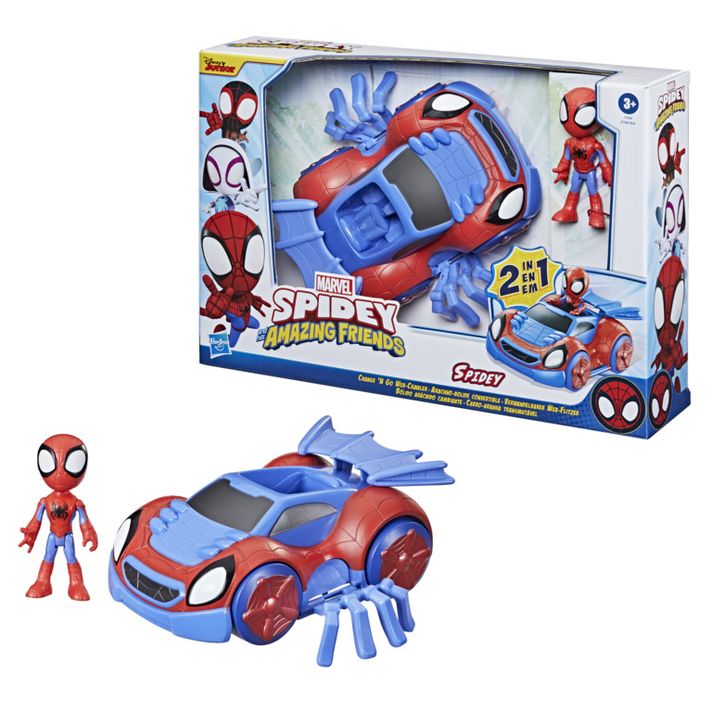 HASBRO - Spidey Amazing Friends Figurka S Vozidlem